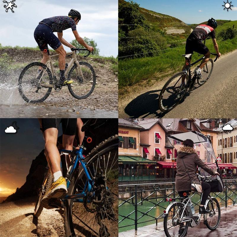 VeloSafe Slim – USB aufladbares intelligentes Fahrrad Rücklicht mit Bremsensor | Karnz