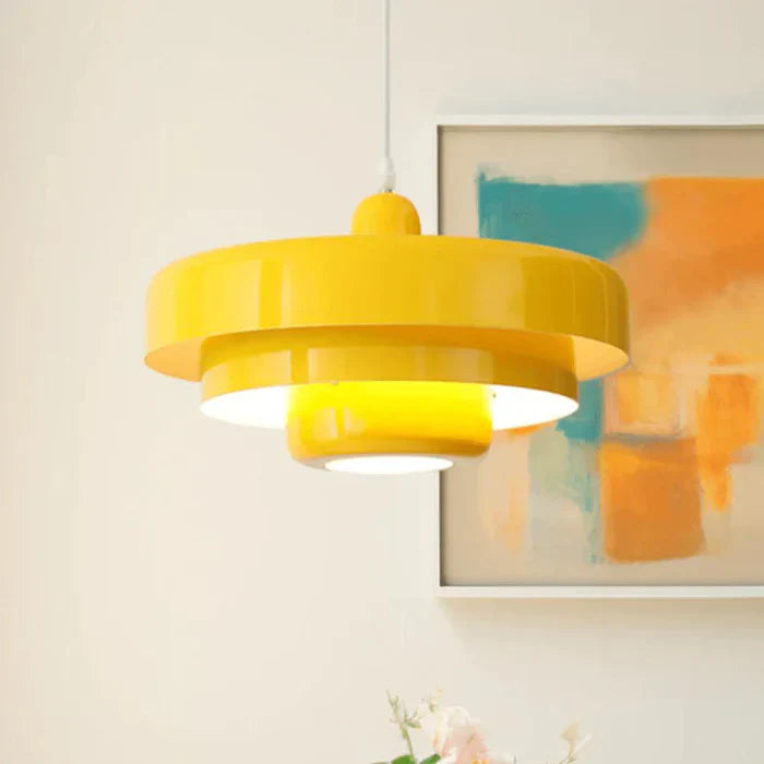 Sandsberg | Vintage LED-Pendelleuchte | Mehrschichtiges Metall im nordischen Design | Mehrere Farben