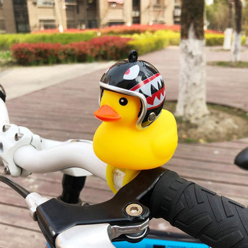 Kleine gelbe Entenfahrradklingel Karnz