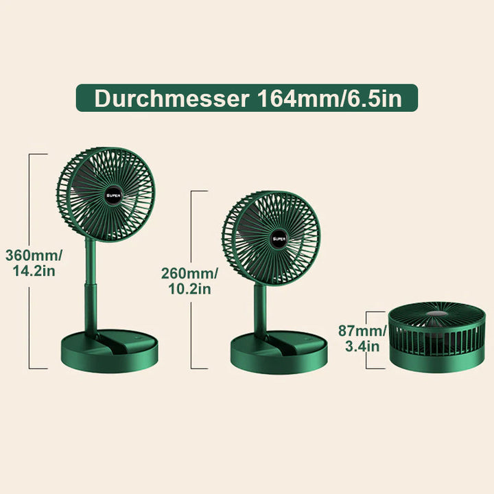Tragbarer Mini Ventilator für Zuhause | Karnz