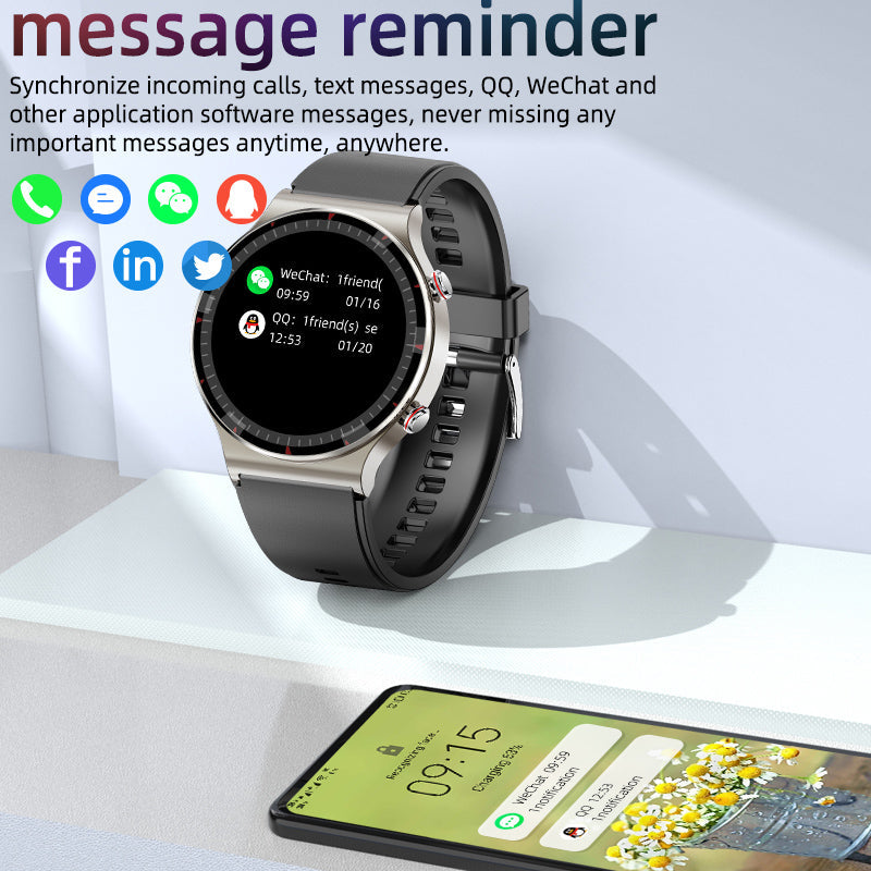 Sandsberg | Gesundheits-Smartwatch | EKG, SpO2 & Herzfrequenz