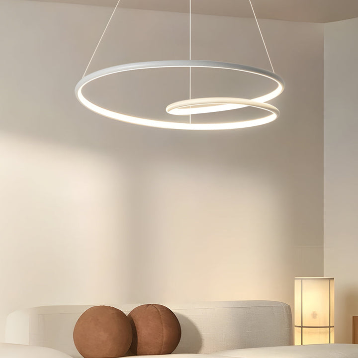 Moderne LED Dimmbar Pendelleuchte - Höhenverstellbare Deckenleuchte für Esszimmer & Wohnzimmer | Karnz