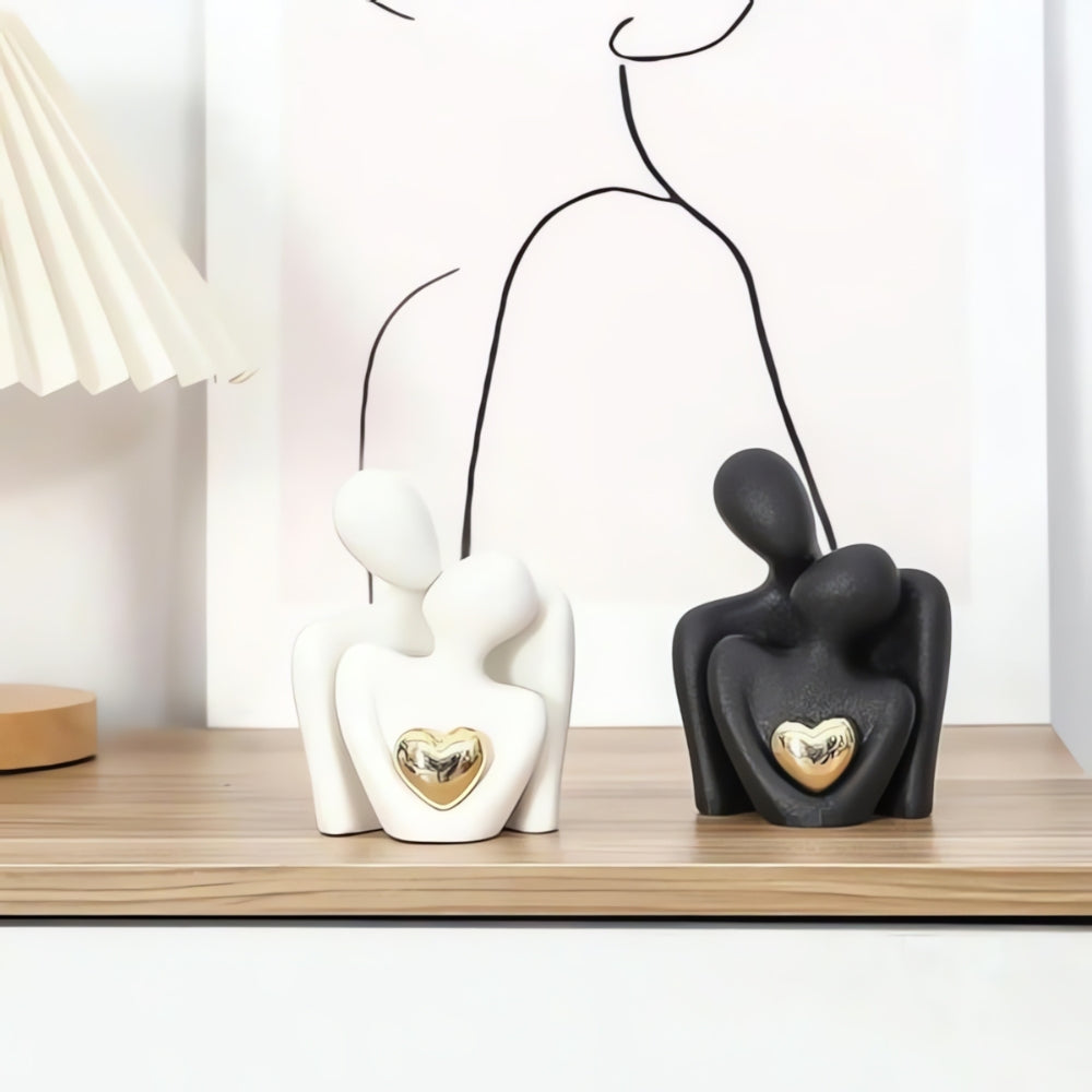 Umarmung Paar Herz Skulptur | Karnz