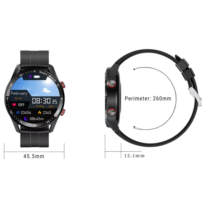 FitTrack | Nicht-invasive Fitness-Smartwatch - Verfolgt körperliche Aktivität - Herzfrequenz - Schlaf - Training - GPS-Benachrichtigungen - Wasserfest Karnz