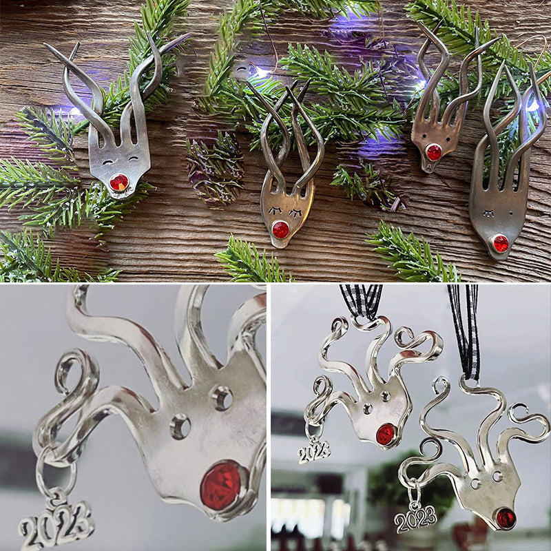 Lustiger Gabel Rentier Ornament | Karnz
