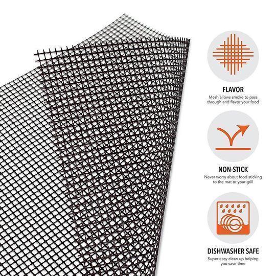 Teflon Antihaft BBQ Grill Mesh Matte für Wiederverwendbare Reinigung | Karnz
