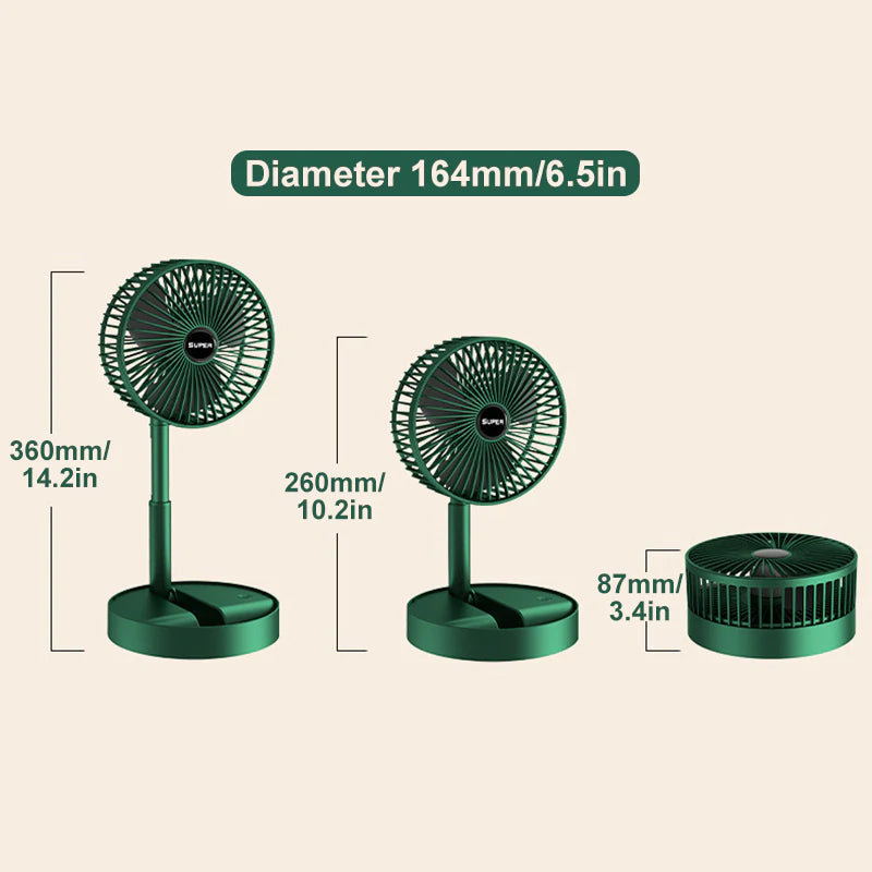 Protable Handheld/Hausfaltbarer Mini Ventilator | Karnz