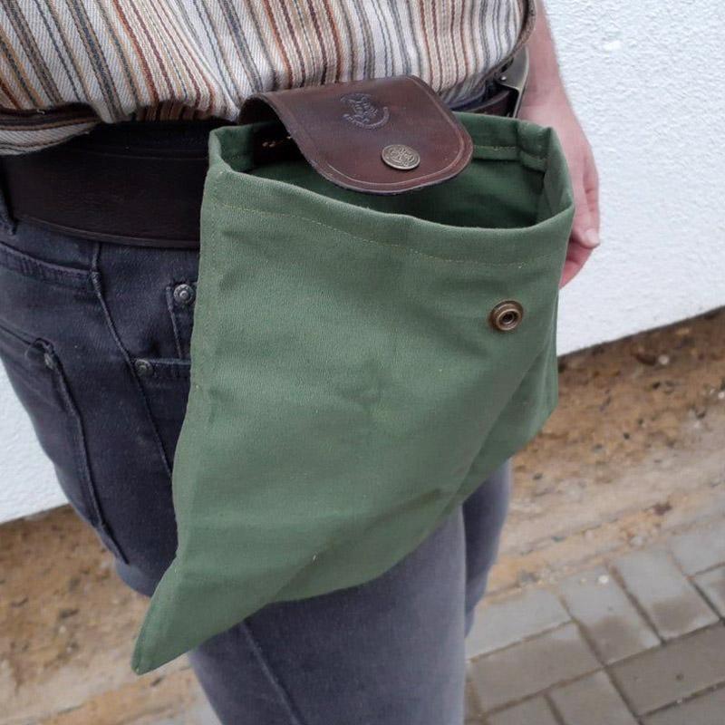 Dimoohome™ Leder- und Segeltuch-Buschcraft-Tasche | Karnz