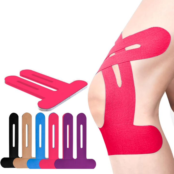 Knee Tape FlexiSupport – Vorgefertigtes Kinesio-Tape für direkte Unterstützung | Karnz