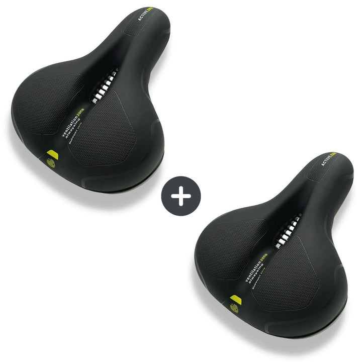 Sandsberg | CloudComfort Pro Fahrradsattel | Druckentlastender Memory-Schaum | Schwarz
