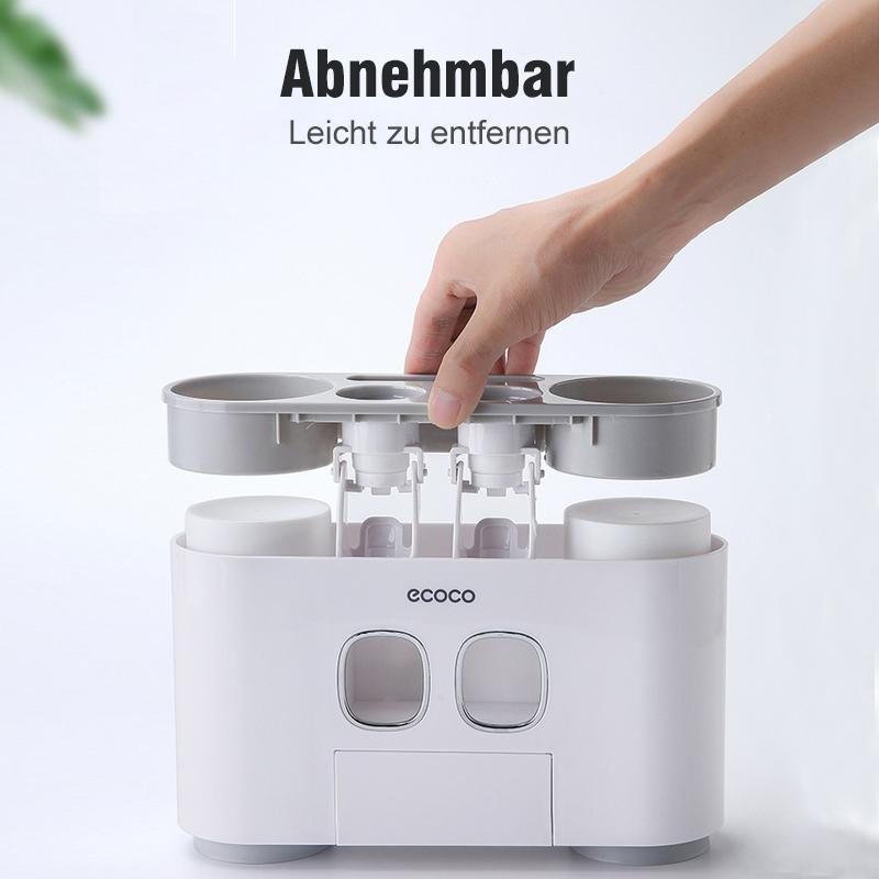 Automatischer Zahnbürstenhalter und Zahnpastaspender Set | Karnz