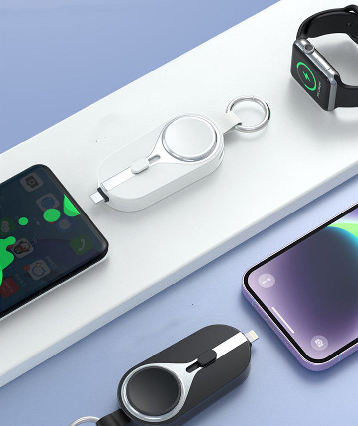 Karnz | 2000mAh Kompakt Mini Tragbare Kapsel Schlüsselanhänger Power Bank
