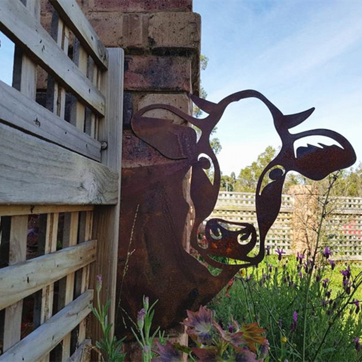 Vivolux | Bauerhof Metall Kunst Außendekoration