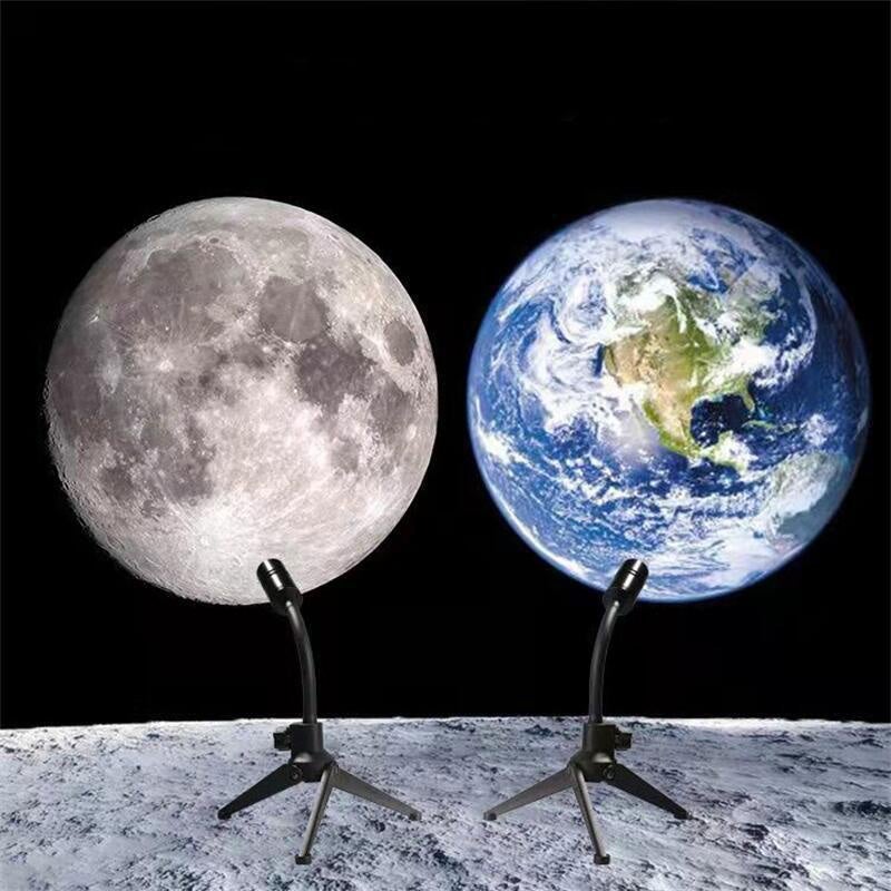 Mond-Erde-Projektion LED-Lampe