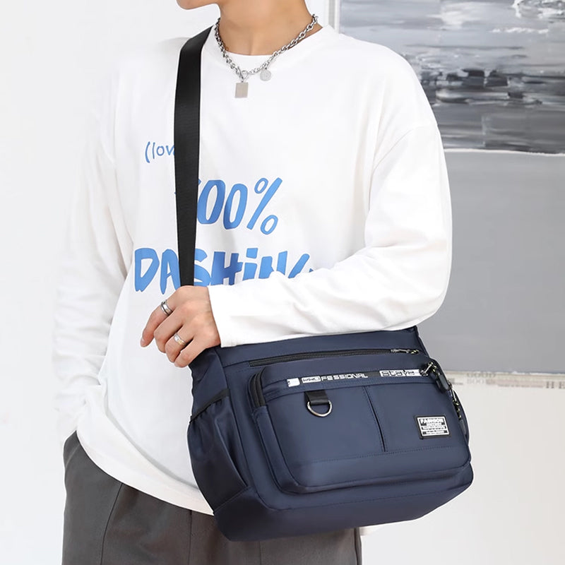 Herren Umhängetasche mit mehreren Taschen | Karnz