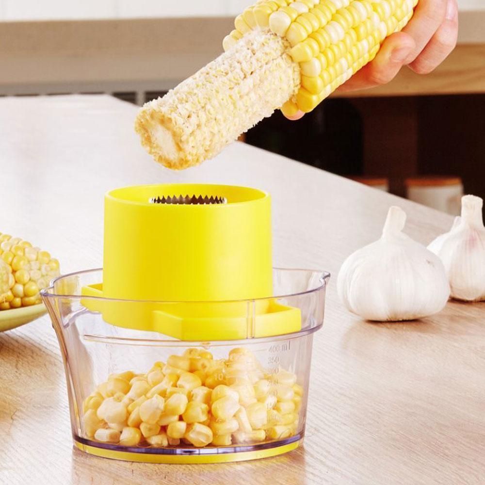 Cob Corn Stripper Mit Eingebautem Messbecher Und Reibe | Karnz