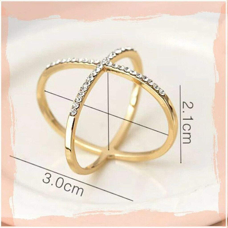 Schal Loop Ring Strass Eingebettet | Karnz
