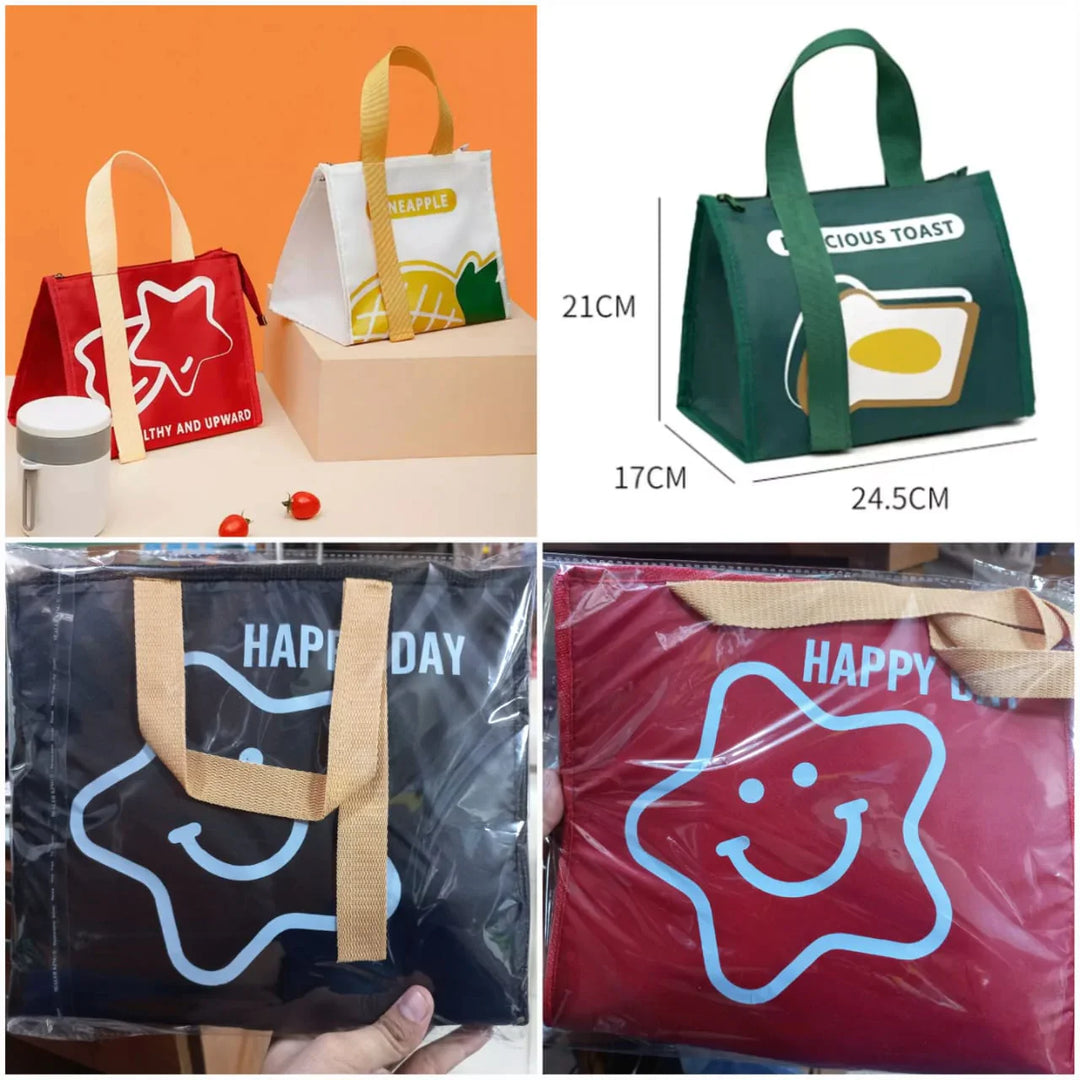 Cartoon Isolierte Thermo Lebensmittel Lunch Tasche Karnz