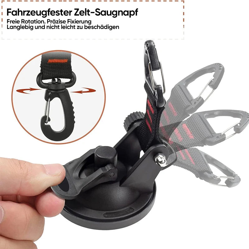 Robuster Vakuum-Saugnapf mit Haken | Karnz