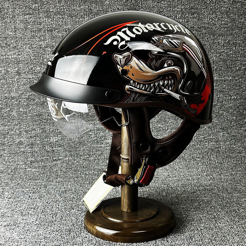 City-Helm für Chopper mit minimalistischem Design