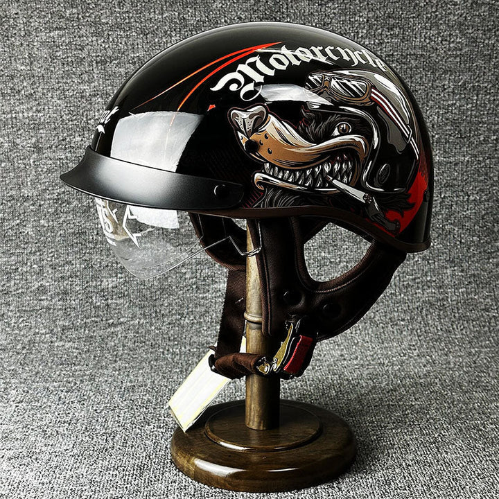 City-Helm für Chopper mit minimalistischem Design