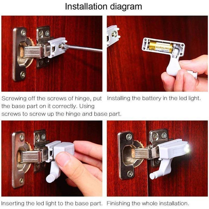 Smart Sensor Kleiderschrank LED Licht (10 STÜCKE) Karnz