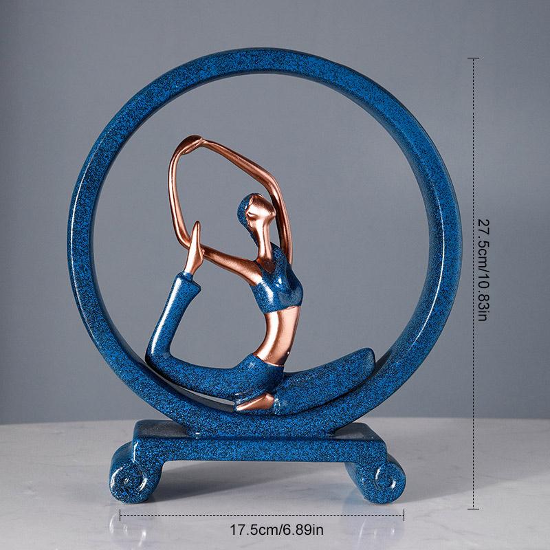 Yoga-Mädchen-Dekoration