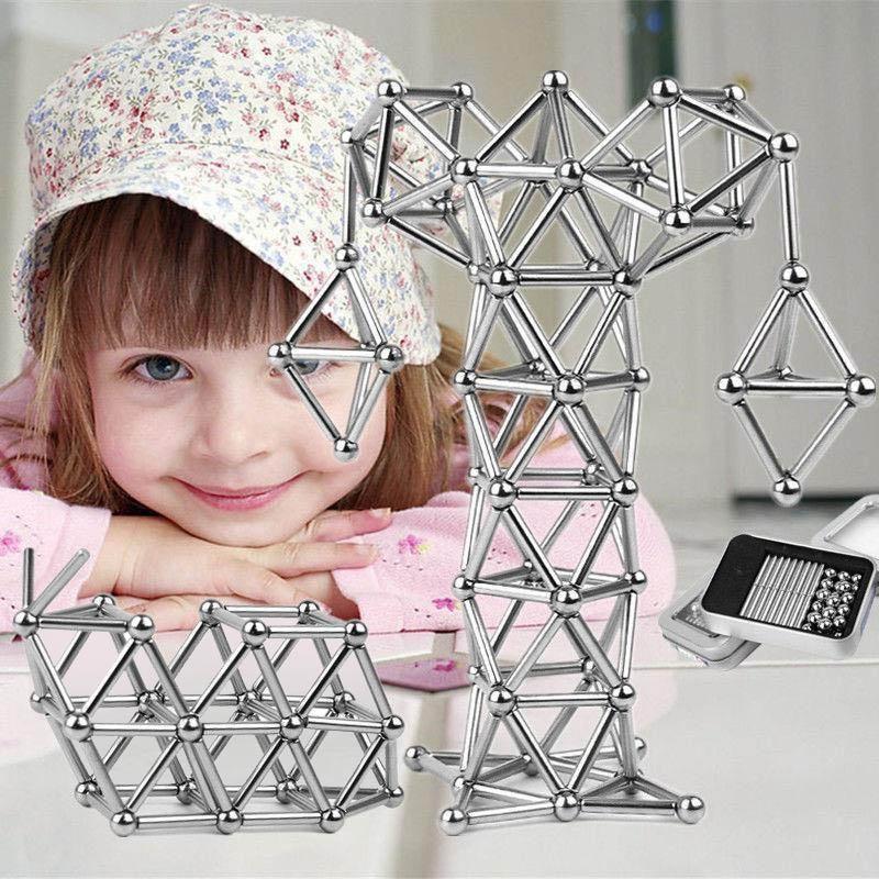 DIY-Set aus Magnetkugeln und -stäben