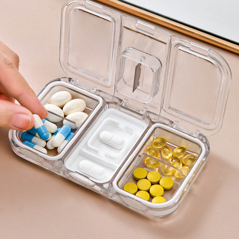 Rechteckige Pillenbox Organizer Behälter | Karnz