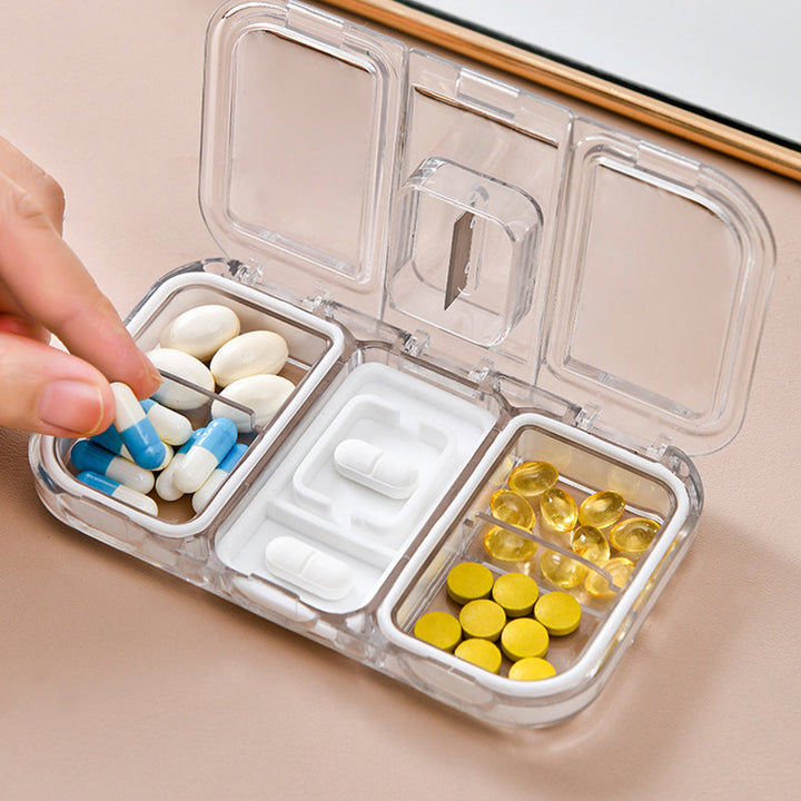 Rechteckige Pillenbox Organizer Behälter | Karnz