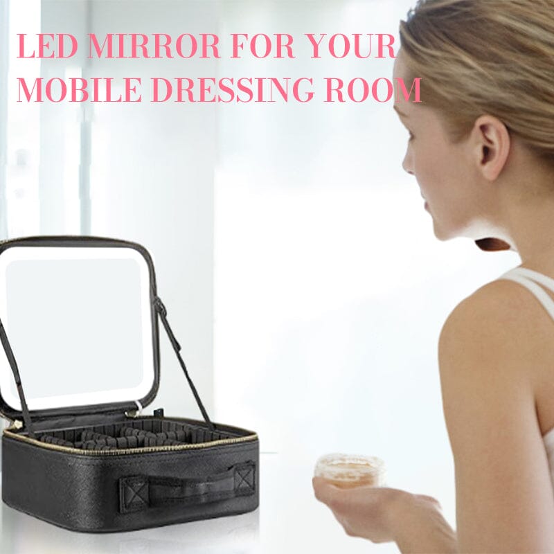 LED Licht Tragbare Make-up Tasche | Karnz