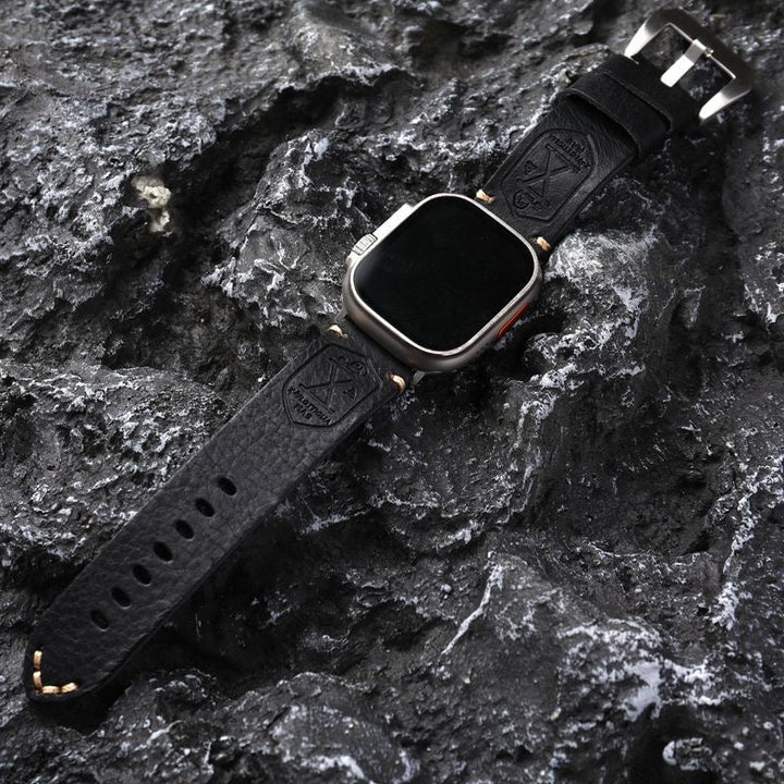 Handgefertigtes Vintage Leder-Apple-Watch-Band
