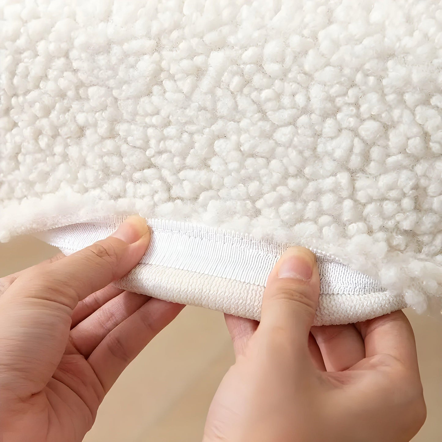 SherpaFit Stuhlbezug – Kuscheliger, elastischer Sherpa-Esszimmerstuhlbezug