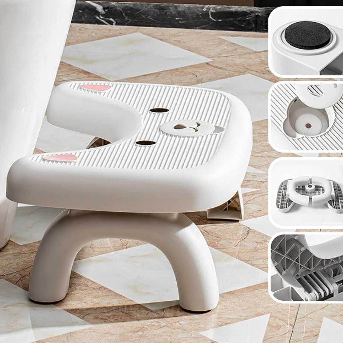 Ergonomische Toiletten-Fußstütze ComfortSquat™ | Karnz
