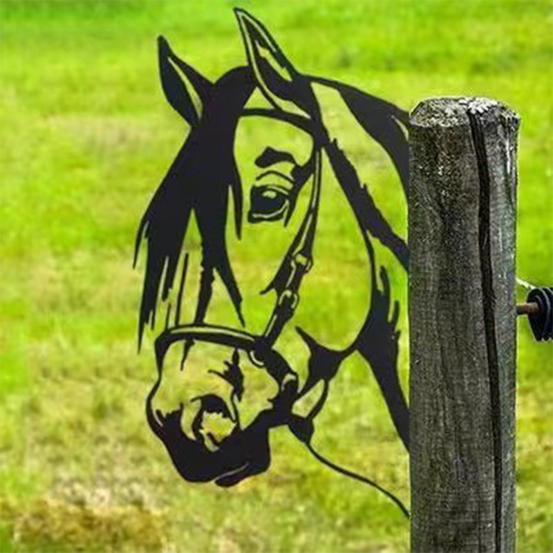 Vivolux | Bauerhof Metall Kunst Außendekoration