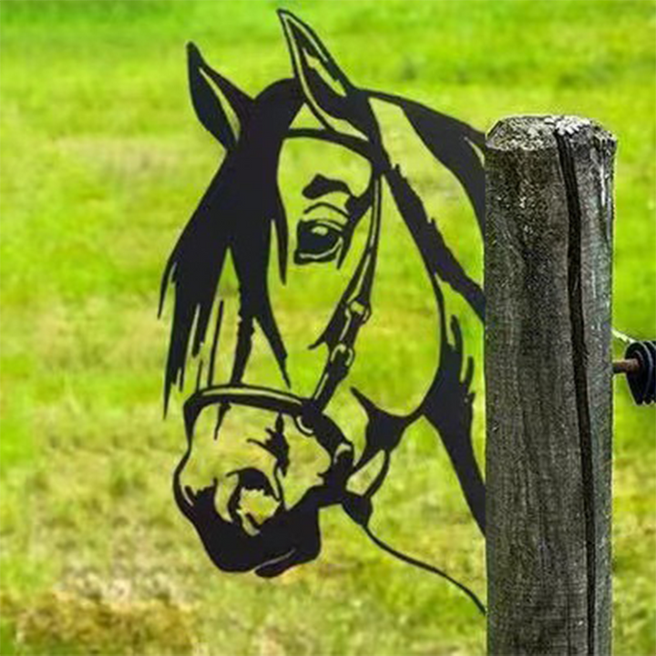 Vivolux | Bauerhof Metall Kunst Außendekoration