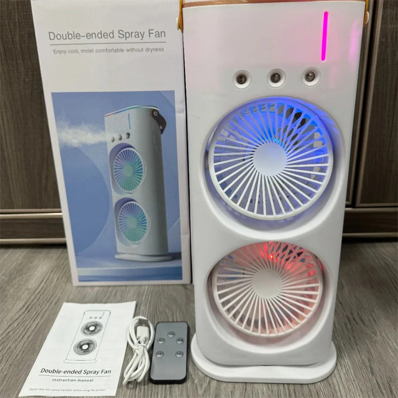 Doppelseitiger Sprühventilator: Tragbarer Luftkühler | Karnz