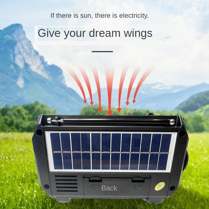 Solarladbetriebenes Radio für Camping | Karnz