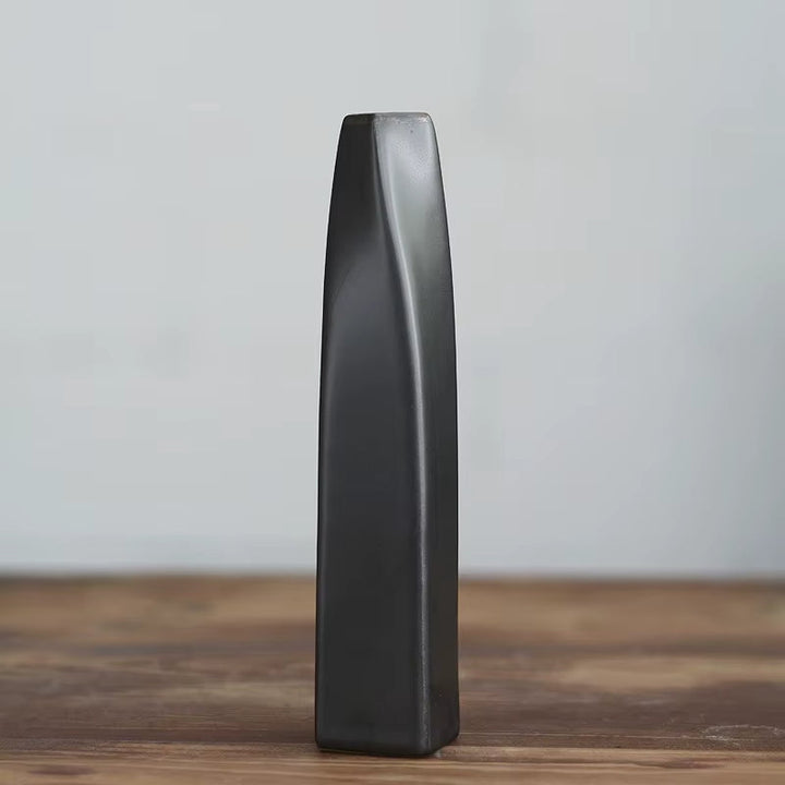 Keramische geometrische moderne Vase | Karnz