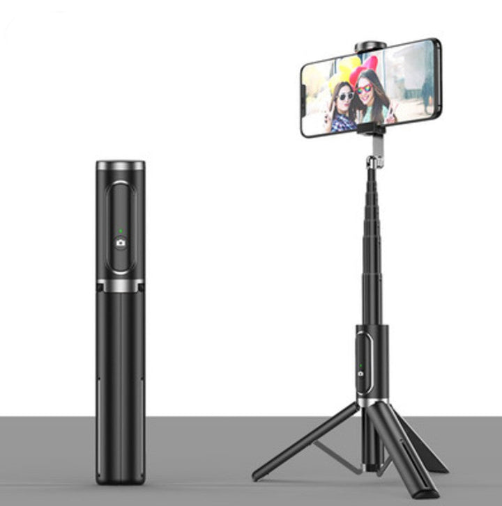 Karnz | Kompakter ausziehbarer Bluetooth-Selfie-Stick, mit stabilem Stativ und 360° drehbarem Design