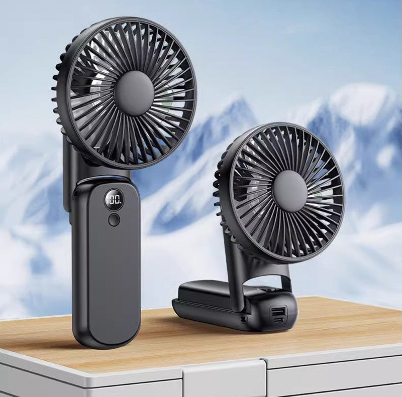 2025 Neuer Tragbarer Zusammenklappbarer Wiederaufladbarer Mini Ventilator | Karnz