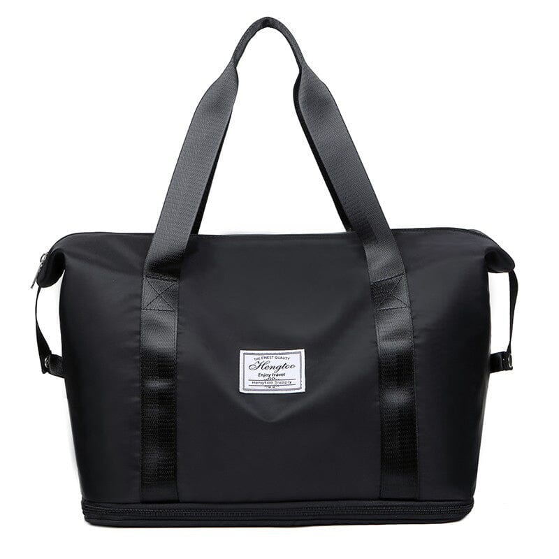 Doppellagige Reisetasche mit hoher Kapazität und Nasstrennung