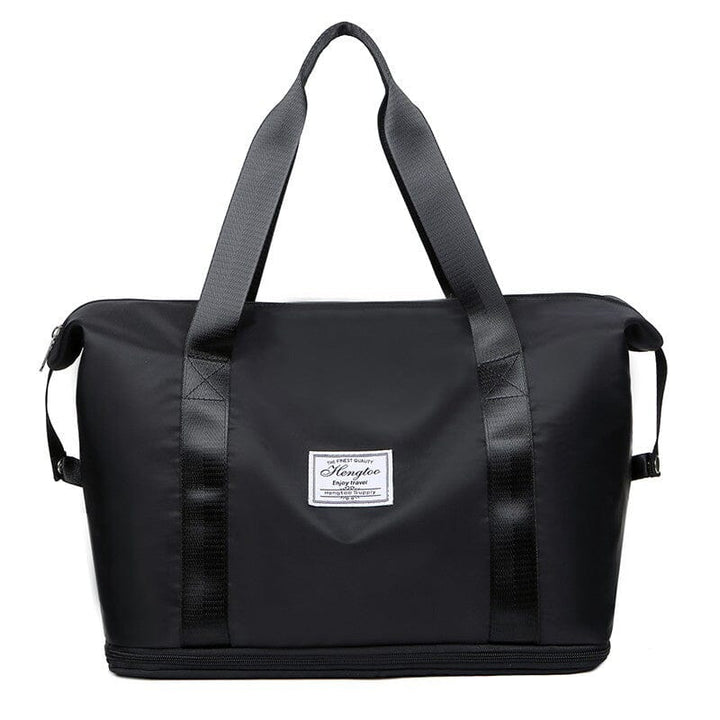 Doppellagige Reisetasche mit hoher Kapazität und Nasstrennung