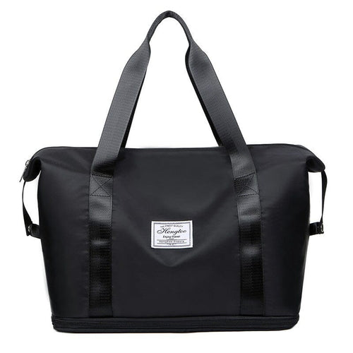 Doppellagige Reisetasche mit hoher Kapazität und Nasstrennung