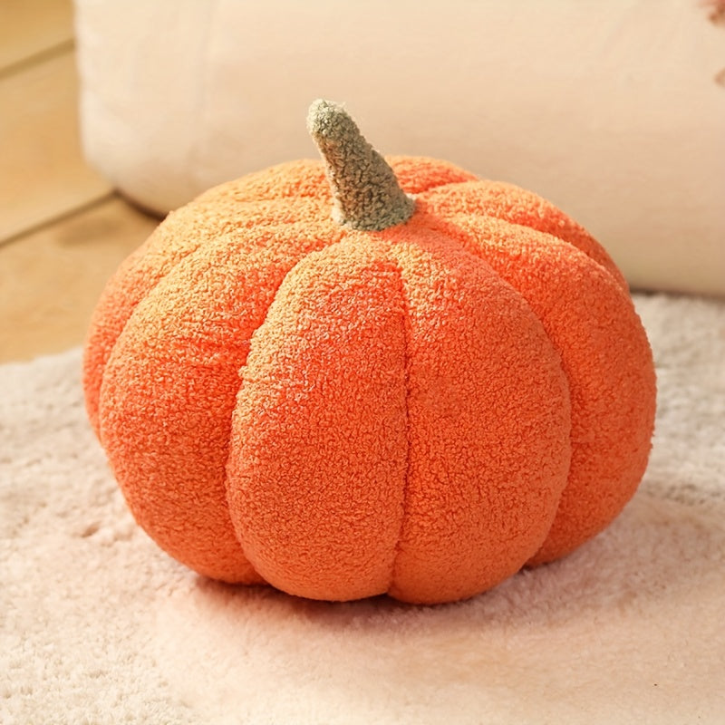 Weicher Plüsch Kürbis Kissen - Dekoratives Videospiel Plüschtier für Kinder von 0-3 Jahren, Perfekt für Halloween | Karnz