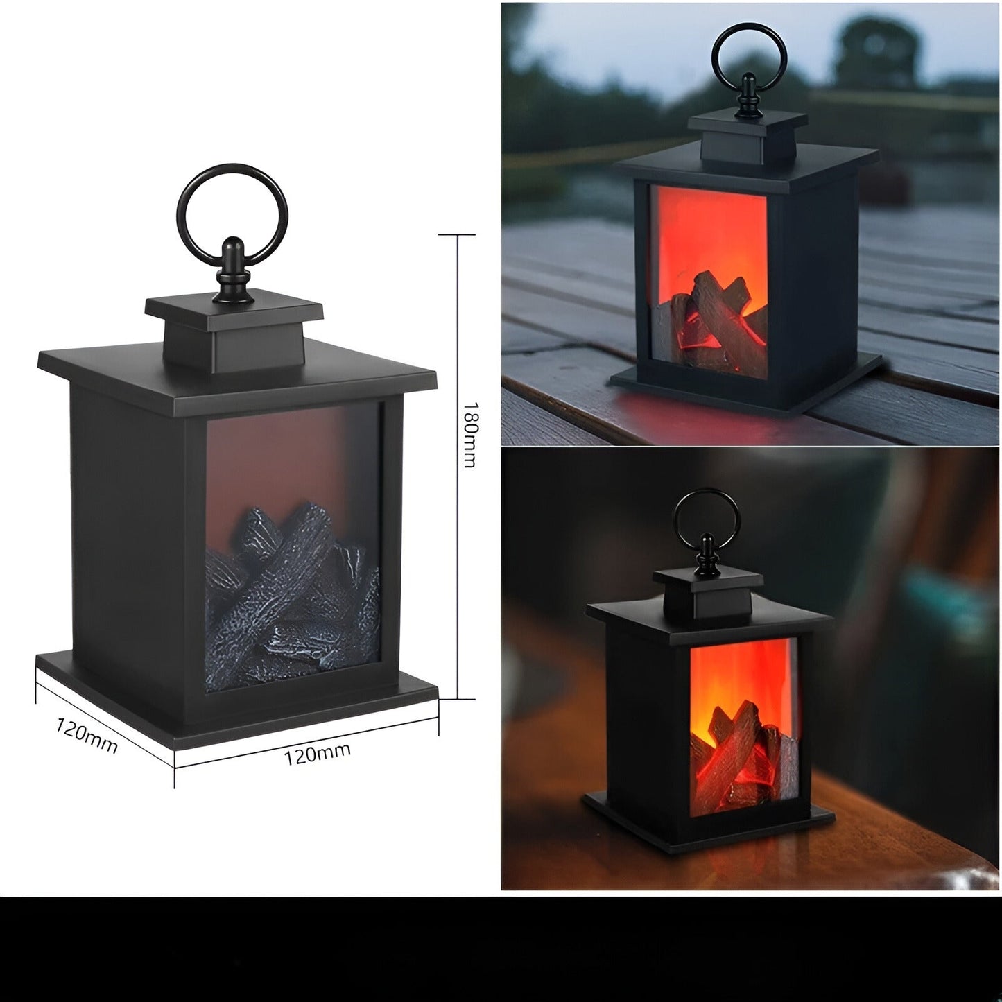 RadiantGlow Flammenlampe - Bringen Sie Wärme und Atmosphäre in Ihr Zuhause | Karnz