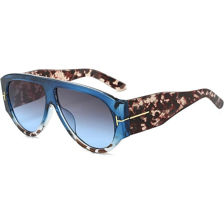 Oversized UV400 Flieger-Sonnenbrille Karnz