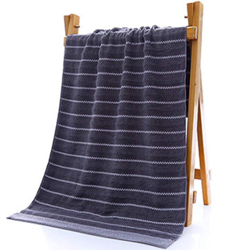 Gestreiftes Badetuch Badetuch Set 100% Baumwolle | Karnz