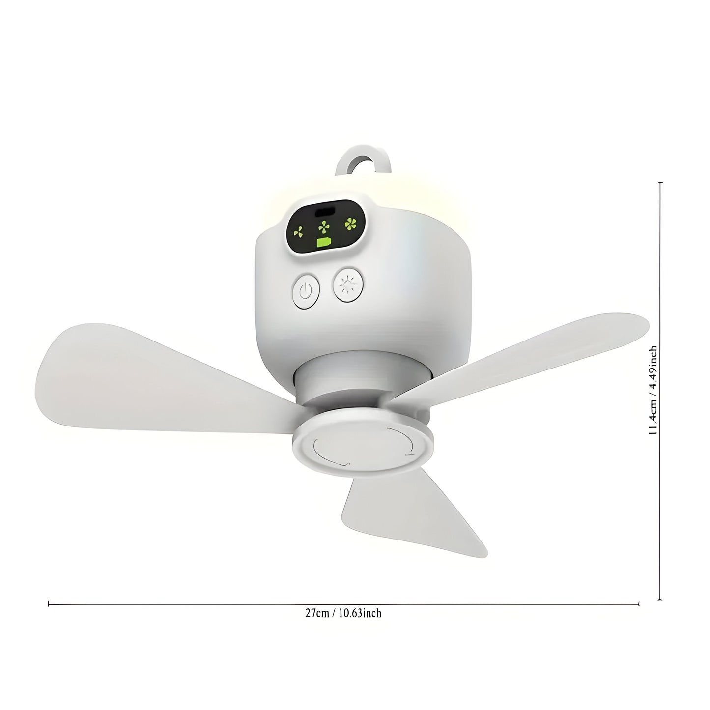 CoolTrail – Campingventilator für den Außenbereich, USB-aufladbar