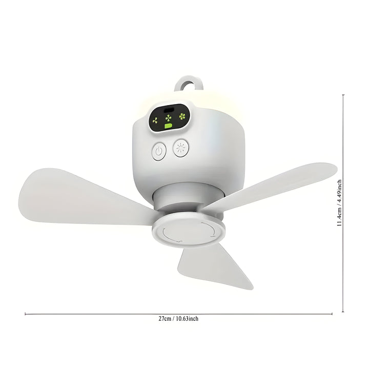 CoolTrail – Campingventilator für den Außenbereich, USB-aufladbar